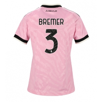 Juventus Gleison Bremer #3 Maglia Gara Trasferta Repliche 2026-27 Donna Maniche Corte